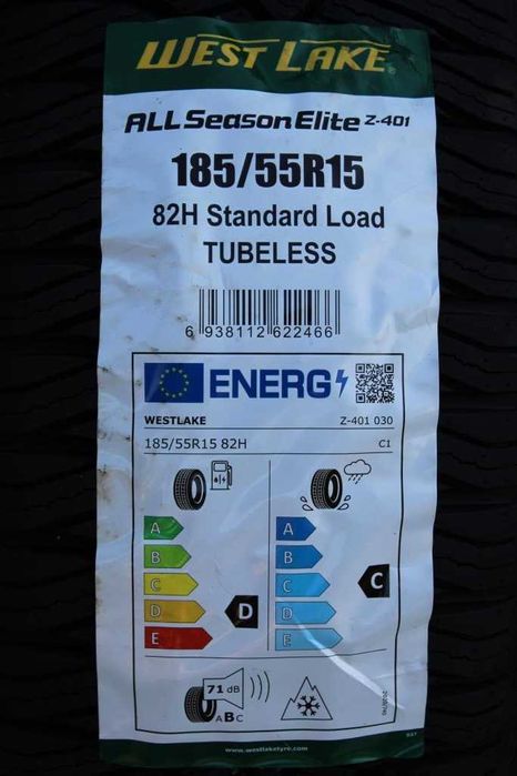 Anvelope noi 185/55R15 89V  WestLake, All Season