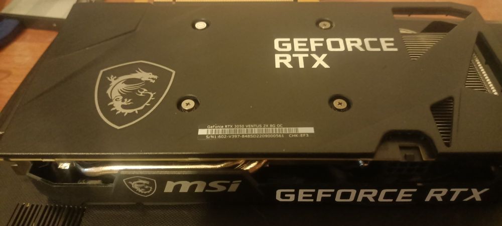 Видеокарта msi rtx 3050 8gb