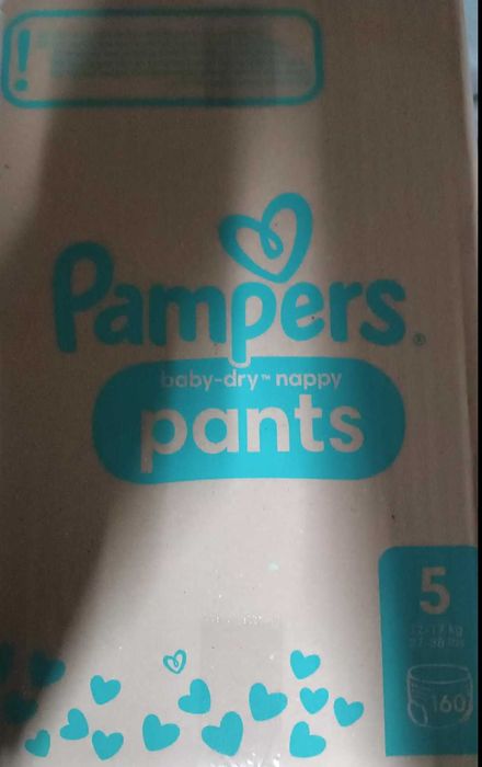 Mесечни Pampers гащи Бейби драй Baby dry 5/6/7 от Англия