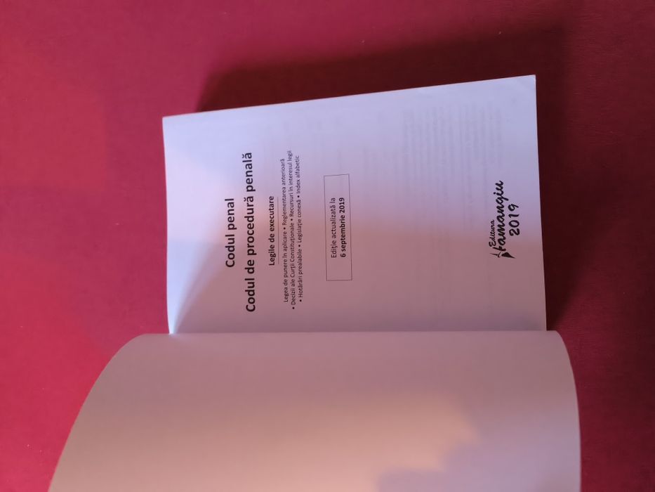 Codul penal+ Codul de procedură penală - ediție 2019, noua