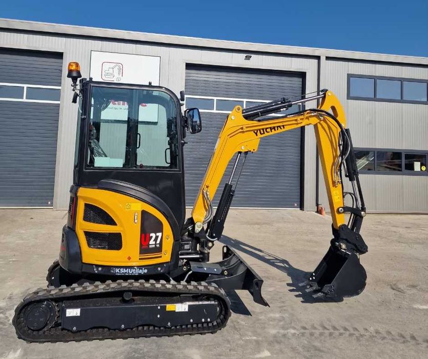 Mini Excavator Yuchai U27 2024 | SH - 250h | Garanție 5 ani | Yanmar