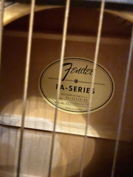 Гитара акустичиская fender da-125ce/