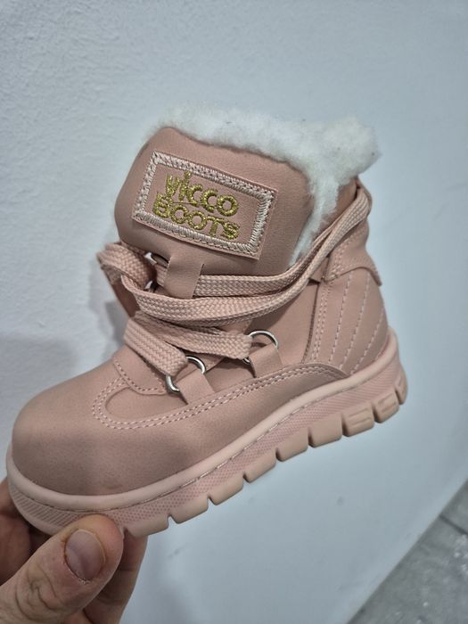 Ghete copii Vicco Boots marimea 22, imblanite, ca noi