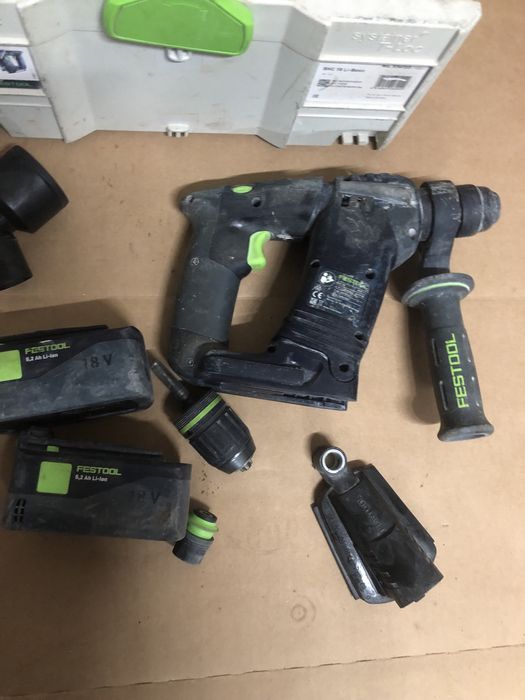 Festool BHP 18 masina de gaurit ciocan rotopercutor la set