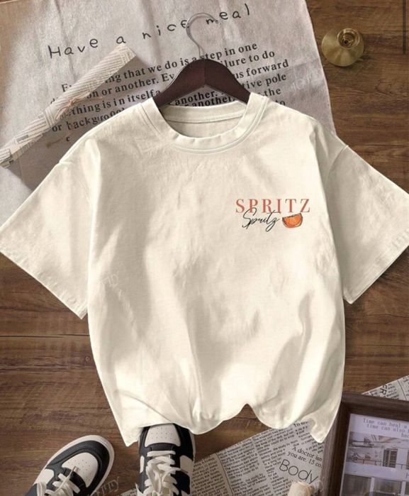 Тениска с надпис