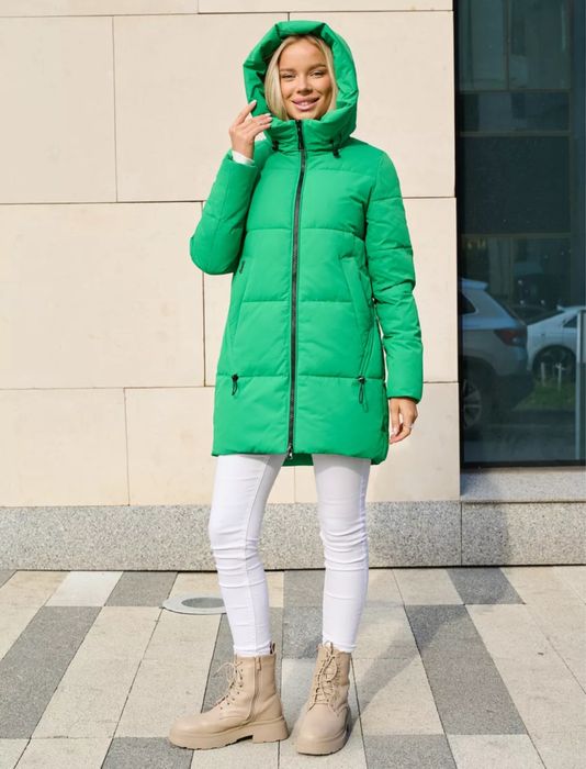 Пуховик почти новый