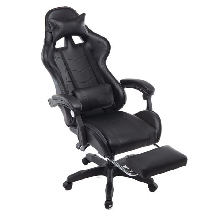 Въртящ се кожен стол за офис и компютърни игри