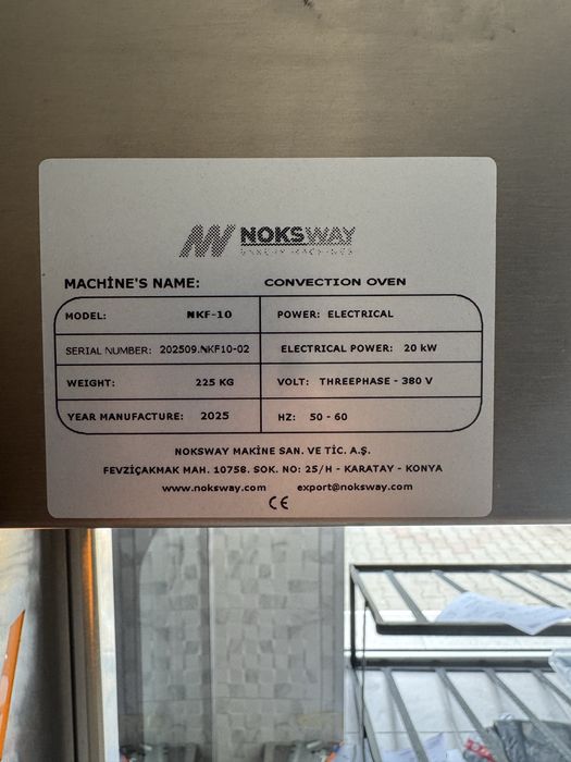 Noksway конвектомат