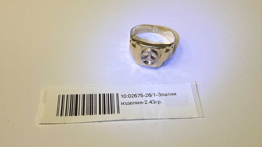 Златен мъжки пръстен - 2.43гр - 14к.