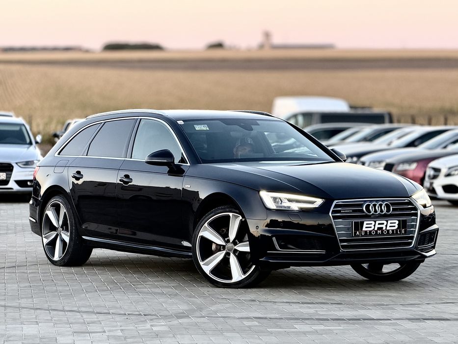 • Audi A4 B9 2017 • 2.0 Diesel 190 cp • Quattro / 3 x S-line • Parc Auto • RATE • Garanție •