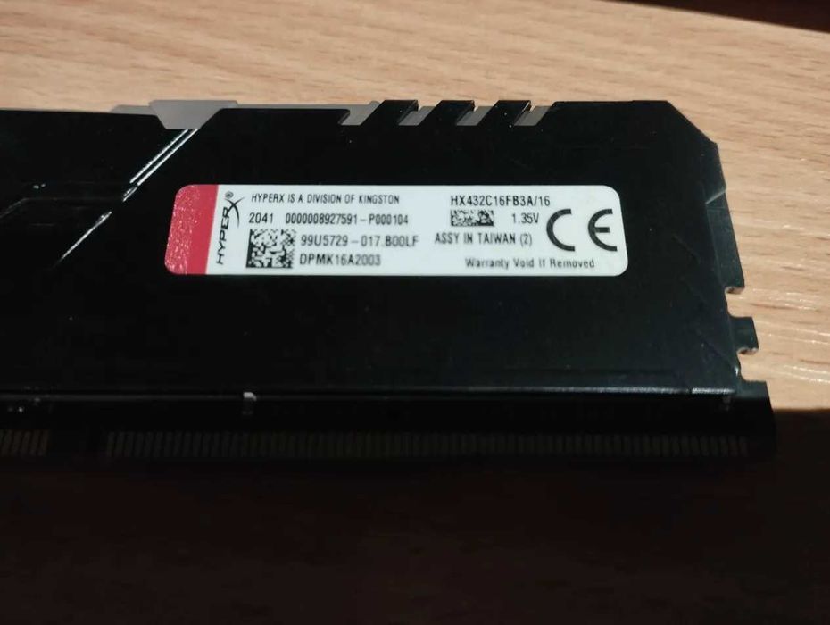 HyperX Fury RGB DDR4 64GB (4×16GB) 3200MHz CL16