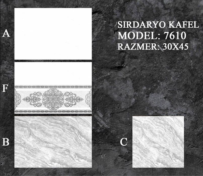 Кафель / ошхона / хоммом / полга / деворга / арзон нархда / 30x60