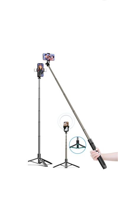 Selfie Stick,Trepied Fixare Stabila, 170 cm,Bluetooth ,Portabil,360°