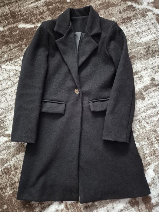 Черно дамско палто