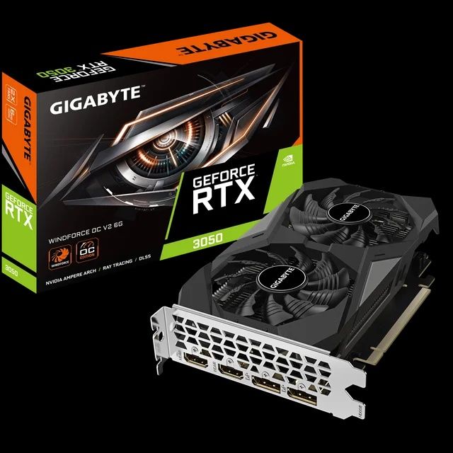 Видеокарта rtx 3050 от gigabyte 6 gb