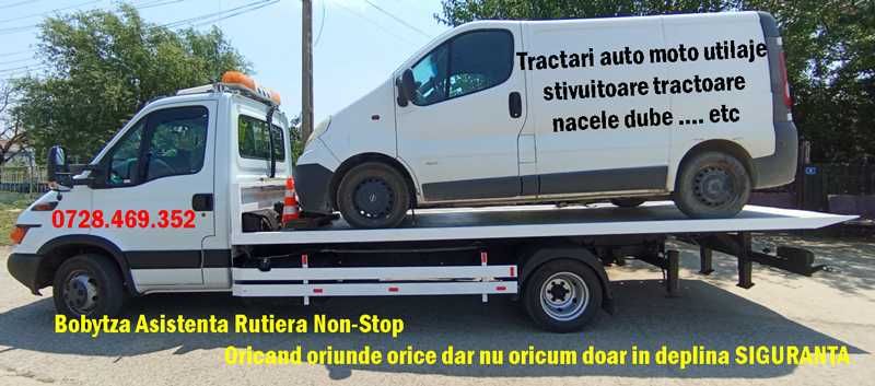 Platforma hidraulica tractari auto dube utilaje stivuitoare nacele