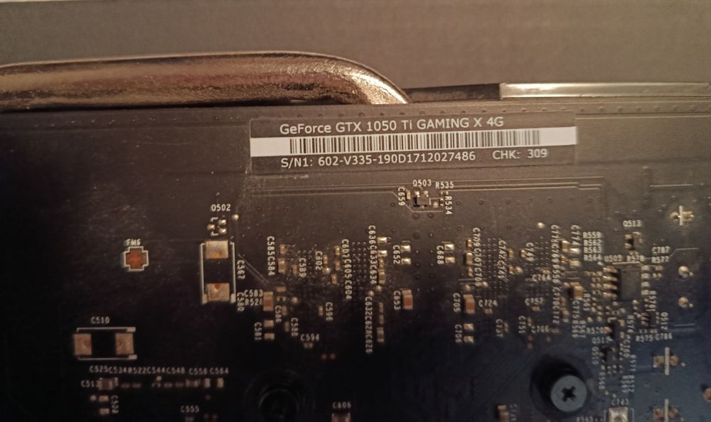 GeForce GTX 1050 Ti Gaming X 4g