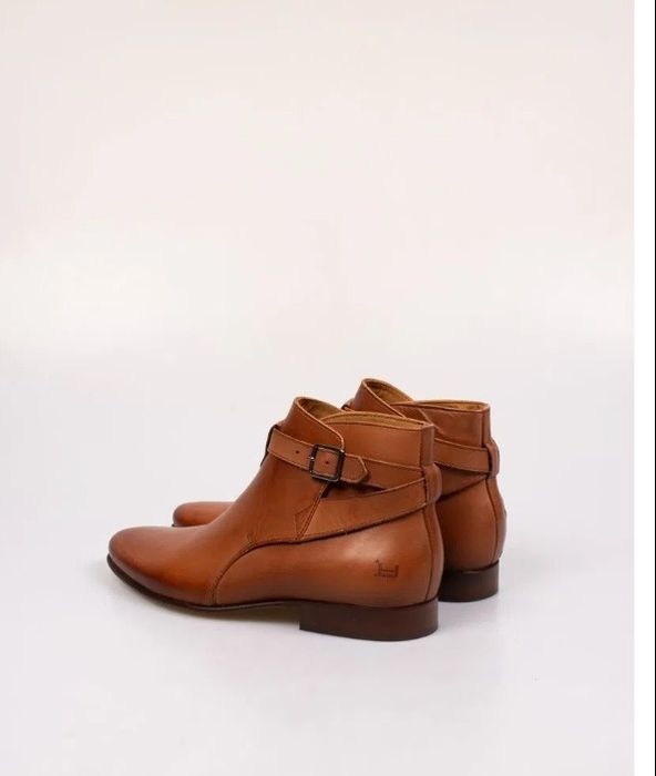 Ghete piele naturală JBO Portugal coniac 44