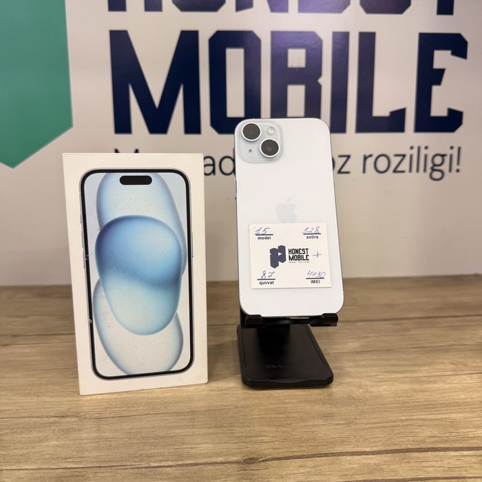 iPhone 15 blue sim+esim