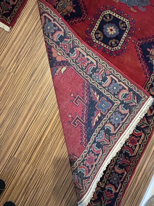 Covor lana tesuta manual noi 2 buc 90x180 cm