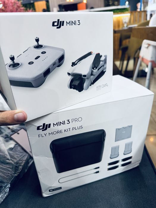 Дрон-Dji mini 3 + mini 3 pro fly more kit plus