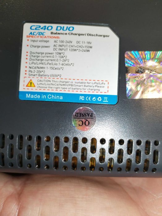 Балансиращо зарядно за rc модели C240 DUO AC/DC HTRC
