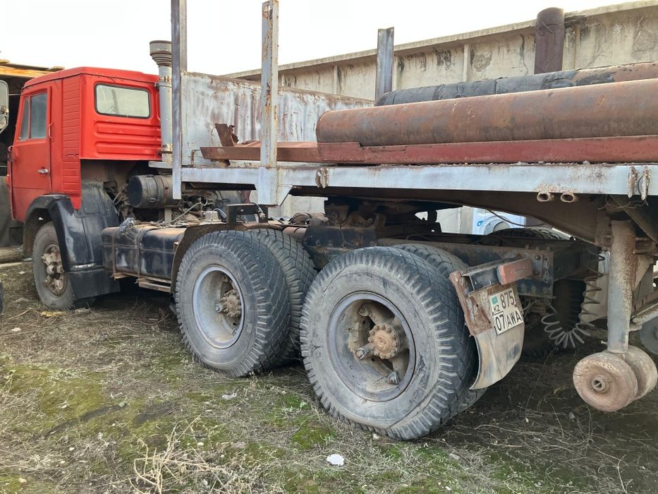 Камаз тягач с прицепом