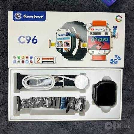 smart watch sim kartali | 6GB/64GB | 5G C96, C99 plus | смарт часы