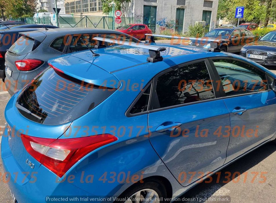 Bare transversale portbagaj HYUNDAI i20 i30 KIA Ceed Proceed ALUMINIU