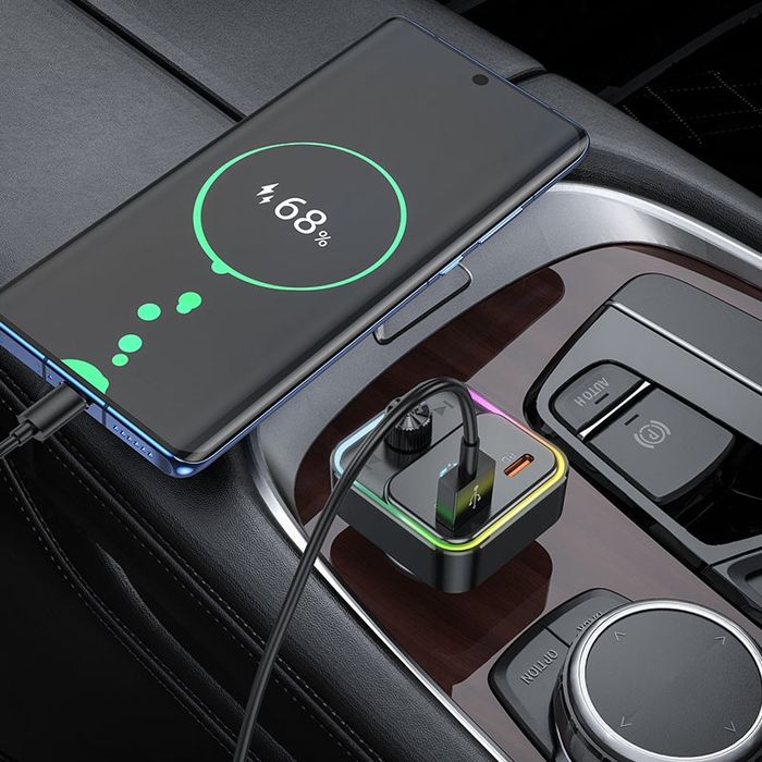 Трансмитер за кола/ Зарядно за кола/ PD 30W/ Бързо зареждане