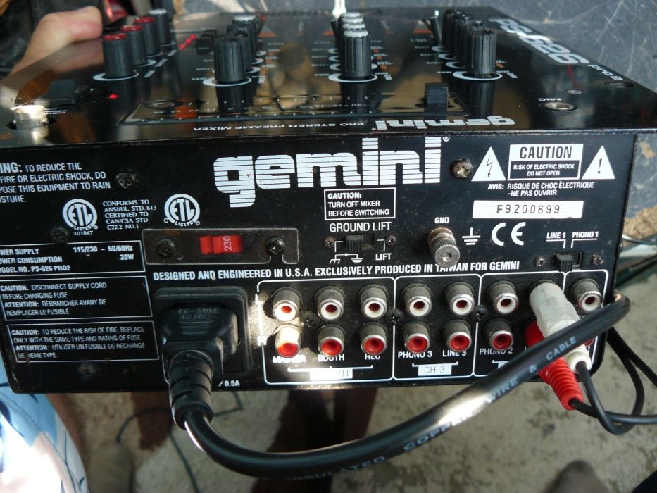 Mixer Gemini Ps 626