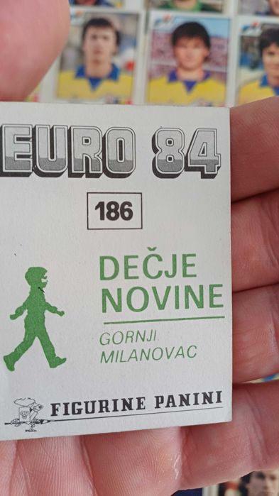 Echipa Romaniei de la Euro 1984 Panini