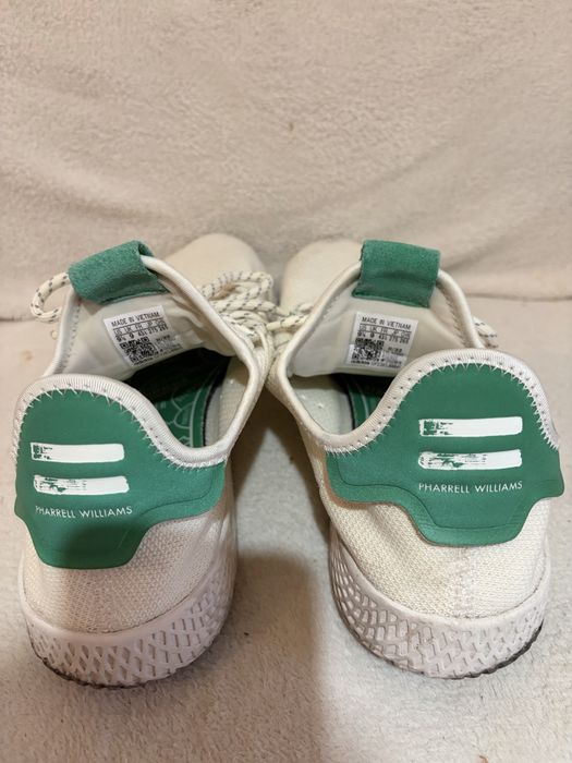 Adidas Pharrell Williams Tennis Hu Cream/Green - Mărimea 43 1/3