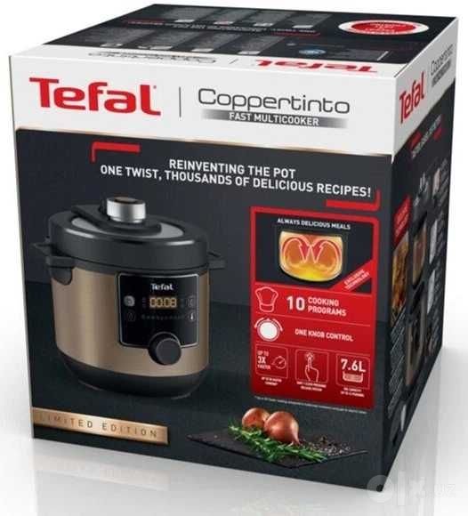 Мультиварка-скороварка TEFAL Turbo Cuisine Maxi CY777G10