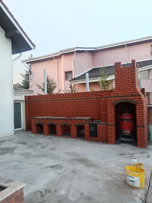 Grătar din cărămidă aparentă klinker