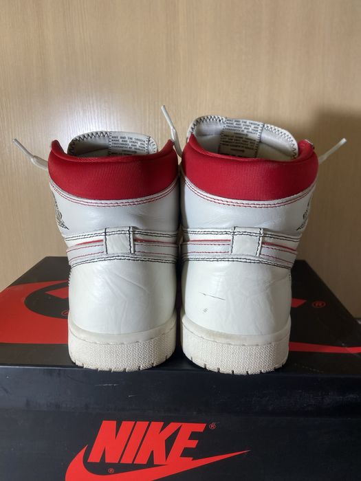 Jordan 1 Retro High Phantom gym red