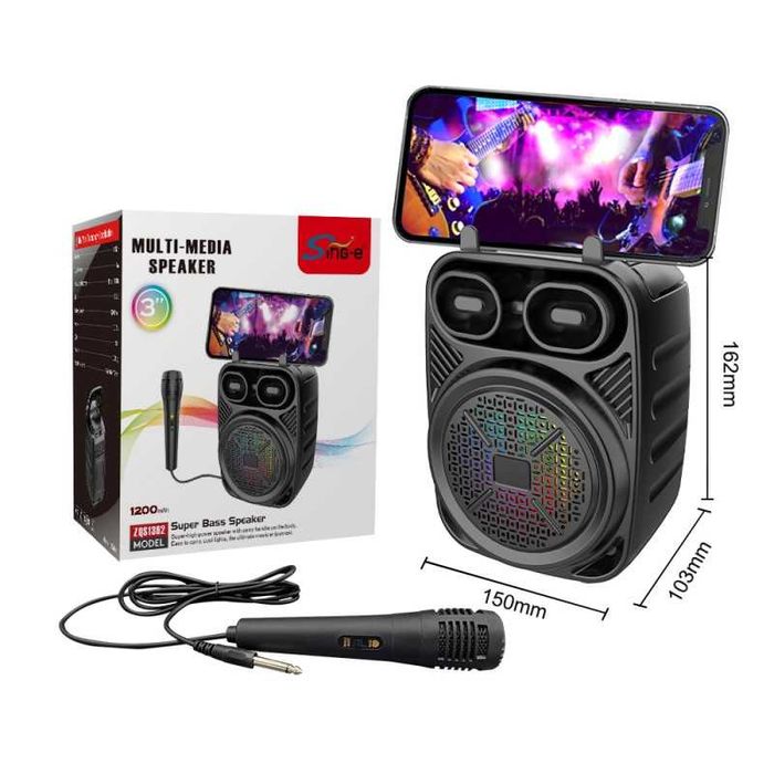 Портативная Bluetooth-колонка ZQS-1362 с мощным звуком