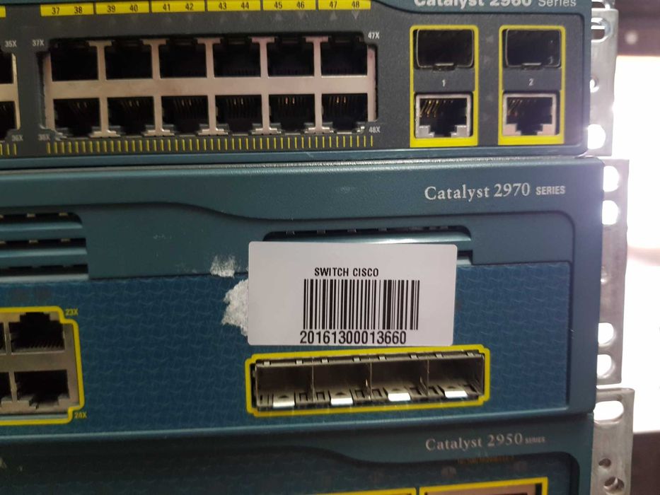 Switch Cisco Catalyst 2950 WS-C2960-48TC-L Fortinet FG-60C Hp Procurve 2510-48 J9020A OfficeConnect 1810-48g Switch j9660A 2510G-48