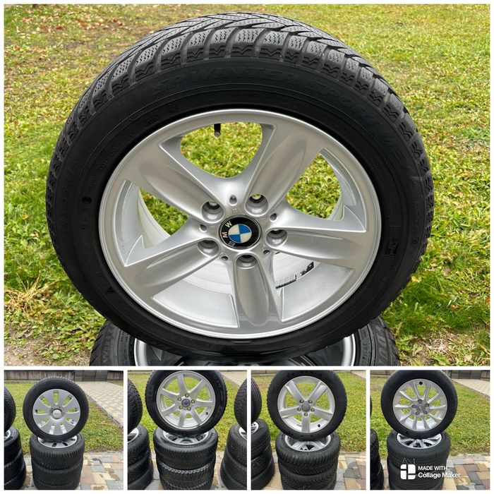 Jante aliaj de BMW  205x55x 16-M+S- Dunlop Runflat- nerulate in Romani