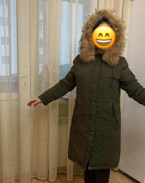 Пуховик зимний женский