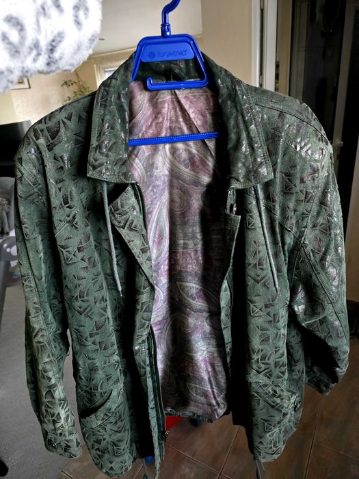 Уникално винтидж яке от естествен велур