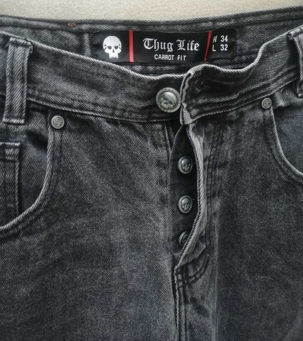Супер яки хип-хоп джинси дънки ThugLife Carrot Fit #34/30