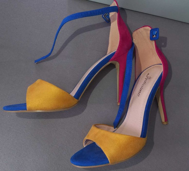 Pantofi cu toc din piele intoarsa dame/femei marimea/fit 39 ieftini