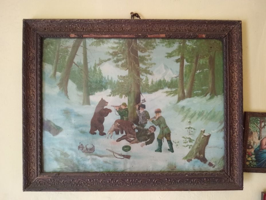 Tablou pictat manual, perioada 1900-1910 – Antic, colecție unică