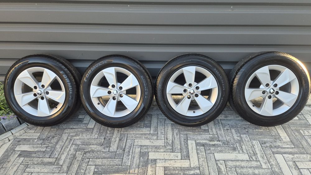 Jante jenti aliaj aluminiu originale Skoda Karoq Yeti 215/60 R16 5x112 57.1