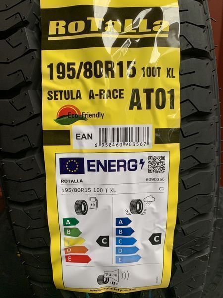 Нови джипови гуми ROTALLA SETULA A-RACE AT01 195/80R15 100T XL НОВ DOT