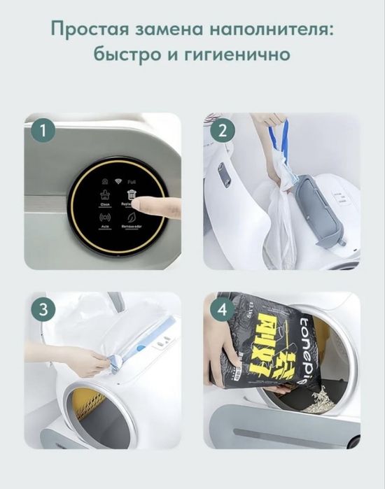 Лоток для кошек автоматический
