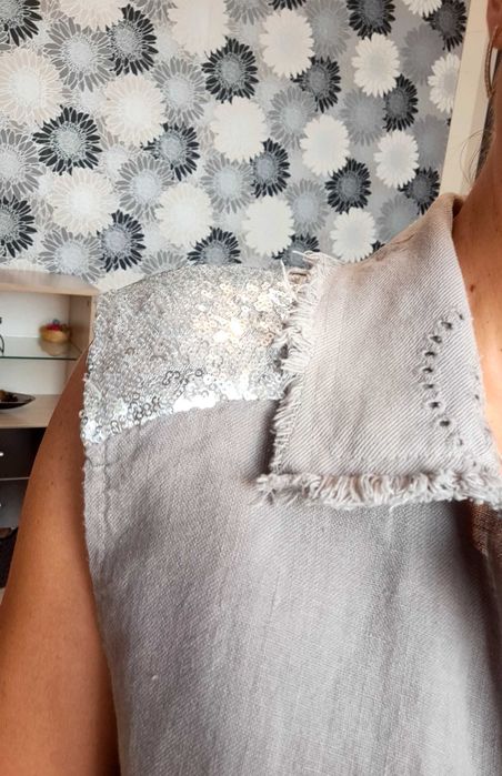 Ленен дамски елек