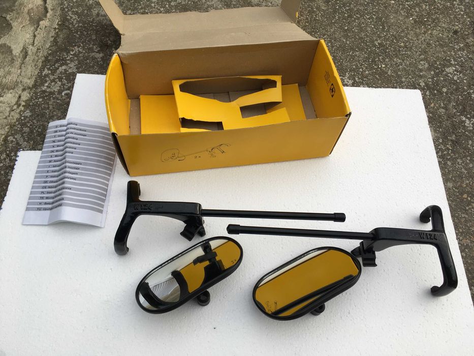 допълнителни огледала за W124 ,при теглене на каравана или платформа