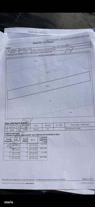 Teren intravilan agricol în rate Sag, cartierul nou